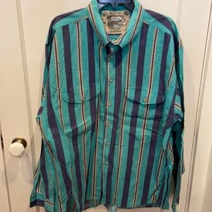 Peer connection button down long sleeve shirt